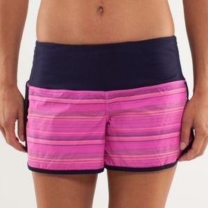 Lululemon Multicolor Sun Sprinter Shorts Size 8